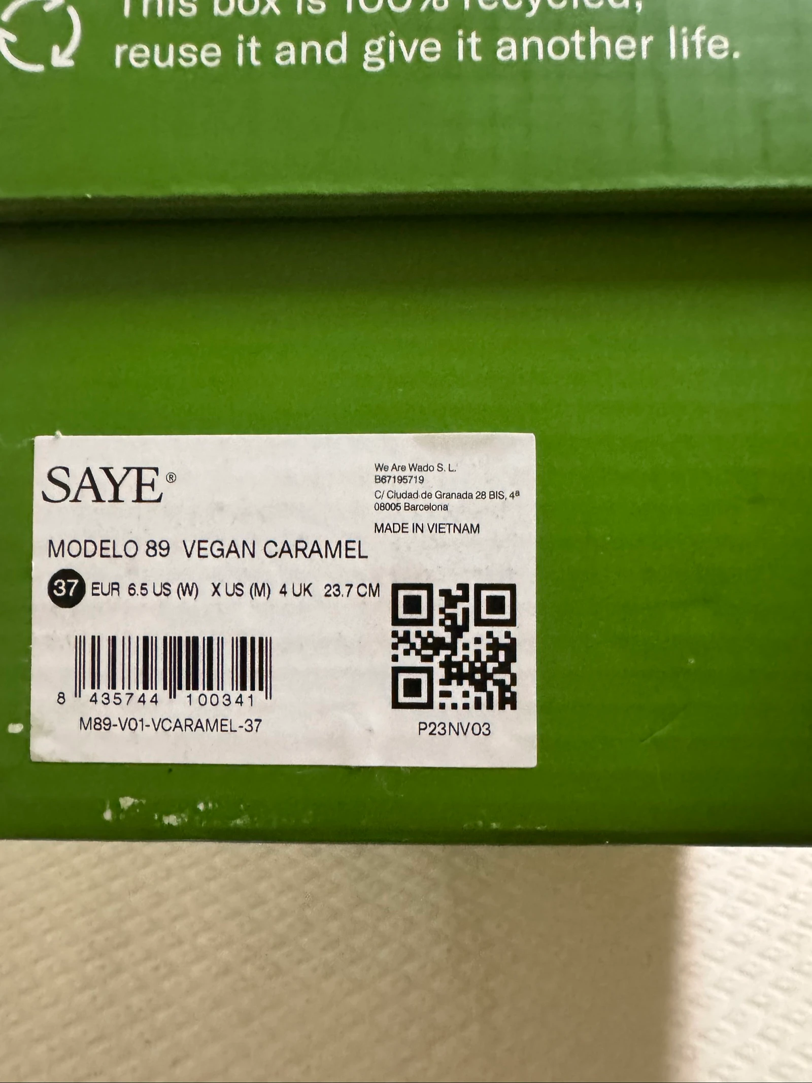 Saye Vegan Caramel Sneakers 37 – photo 14